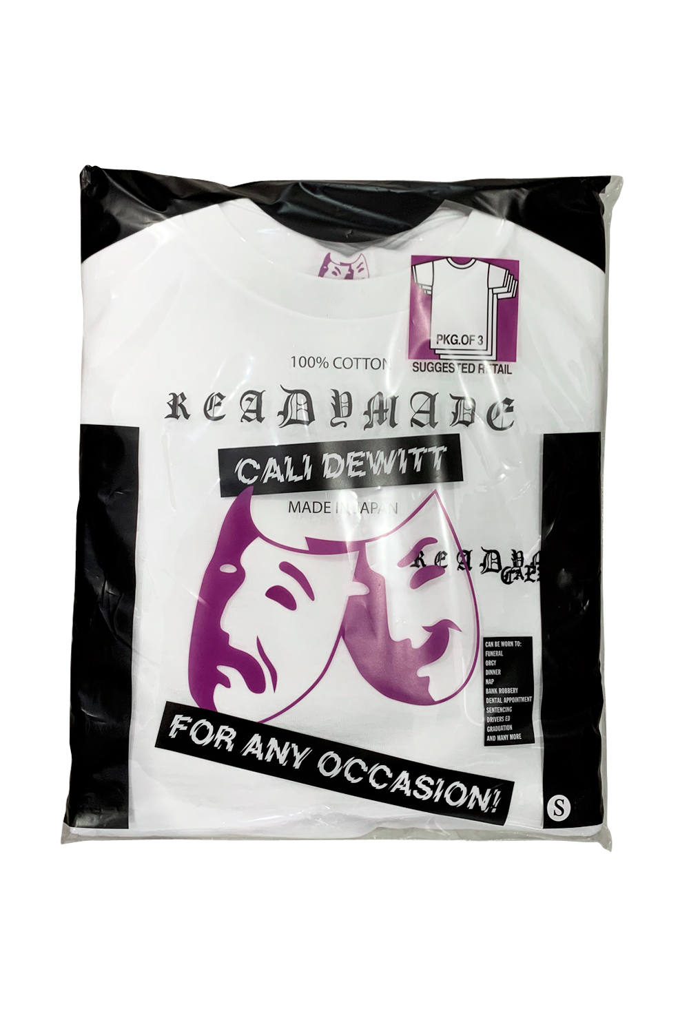 READYMADE - READYMADE ✖︎ CALI THORNHILL DEWITT 3 PACK TEE | laid  