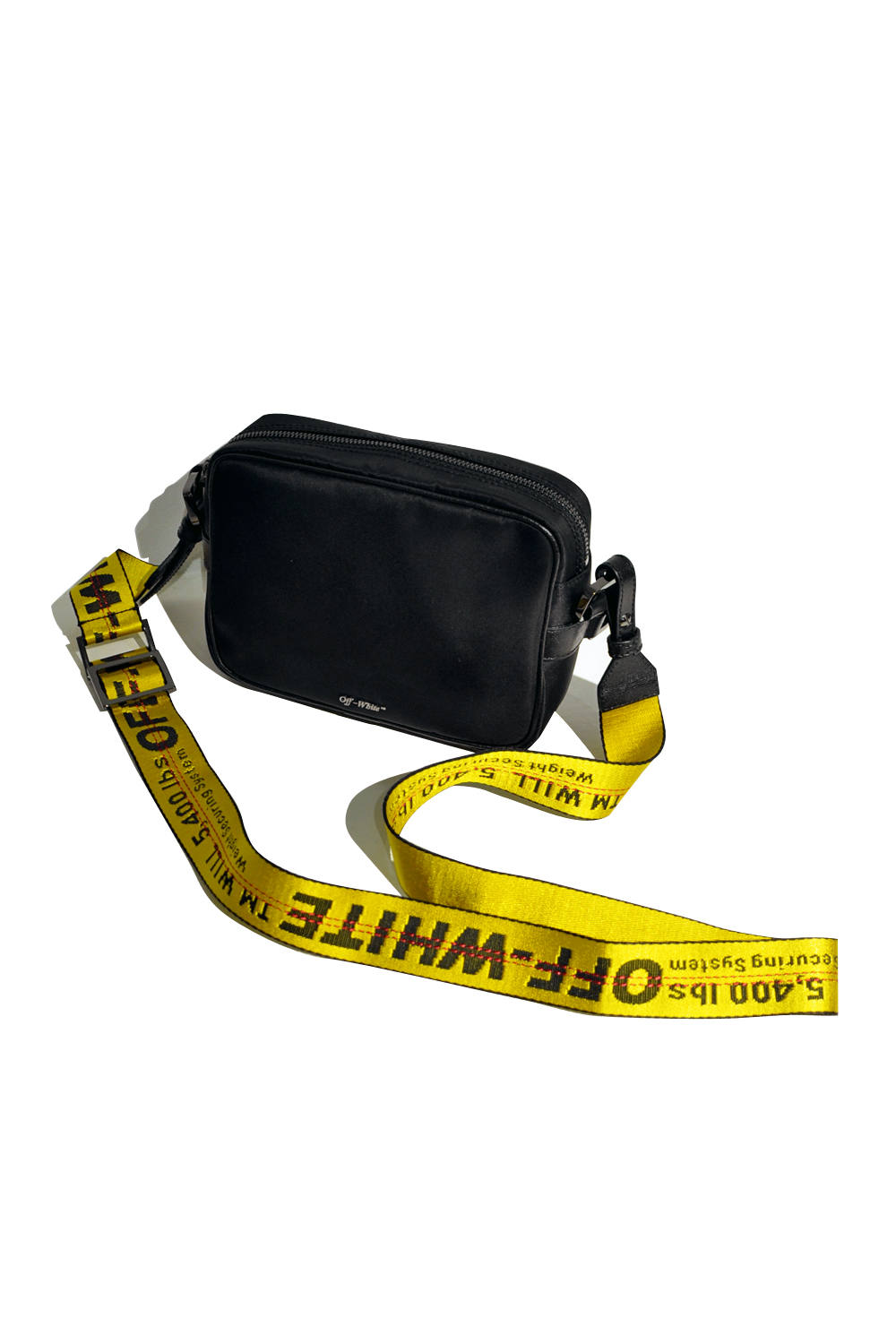 （Rさん）off−white クロスボディバッグ Off-White - □新品同様□ Off-White オフホワイト レザー